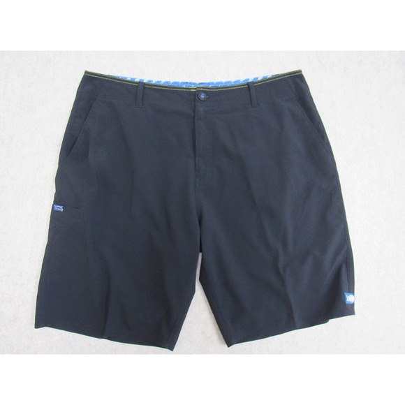 AFTCO Other - AFTCO Mens Hybrid Fishing Shorts Black AFTECH Quick Dry Performance Size 38